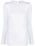 Brunello Cucinelli Women Chain Collar Long-Sleeved Fitted Top