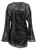 The Attico Women Sequin Mesh Dress