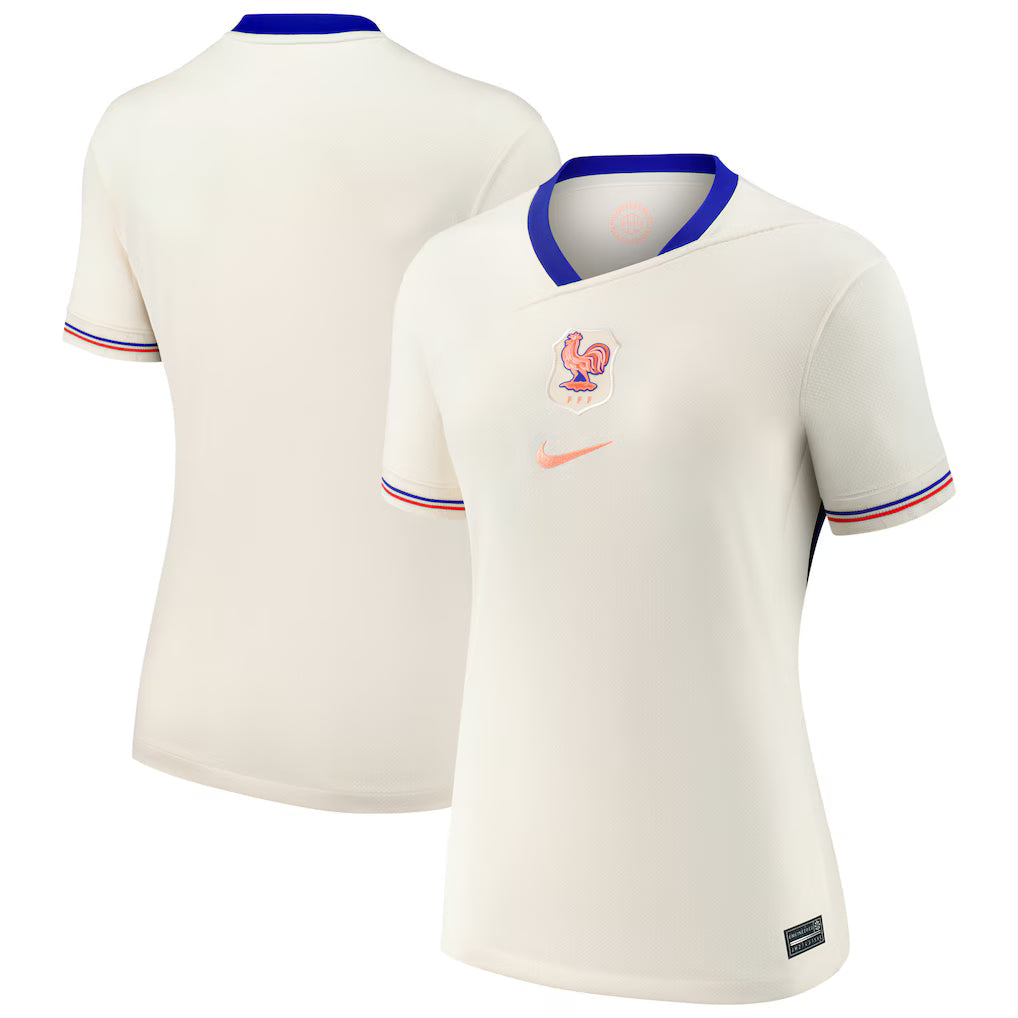 France Women's National Team Women's 2025/26 Away Jersey - Cream