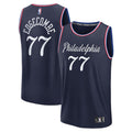 VJ Edgecombe Philadelphia 76ers Fanatics 2025/26 City Edition Fast Break Jersey - Navy