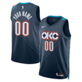 Oklahoma City Thunder 2025/26 City Edition Swingman Custom Jersey - Blue