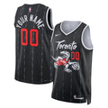 Toronto Raptors 2025/26 City Edition Swingman Custom Jersey - Black