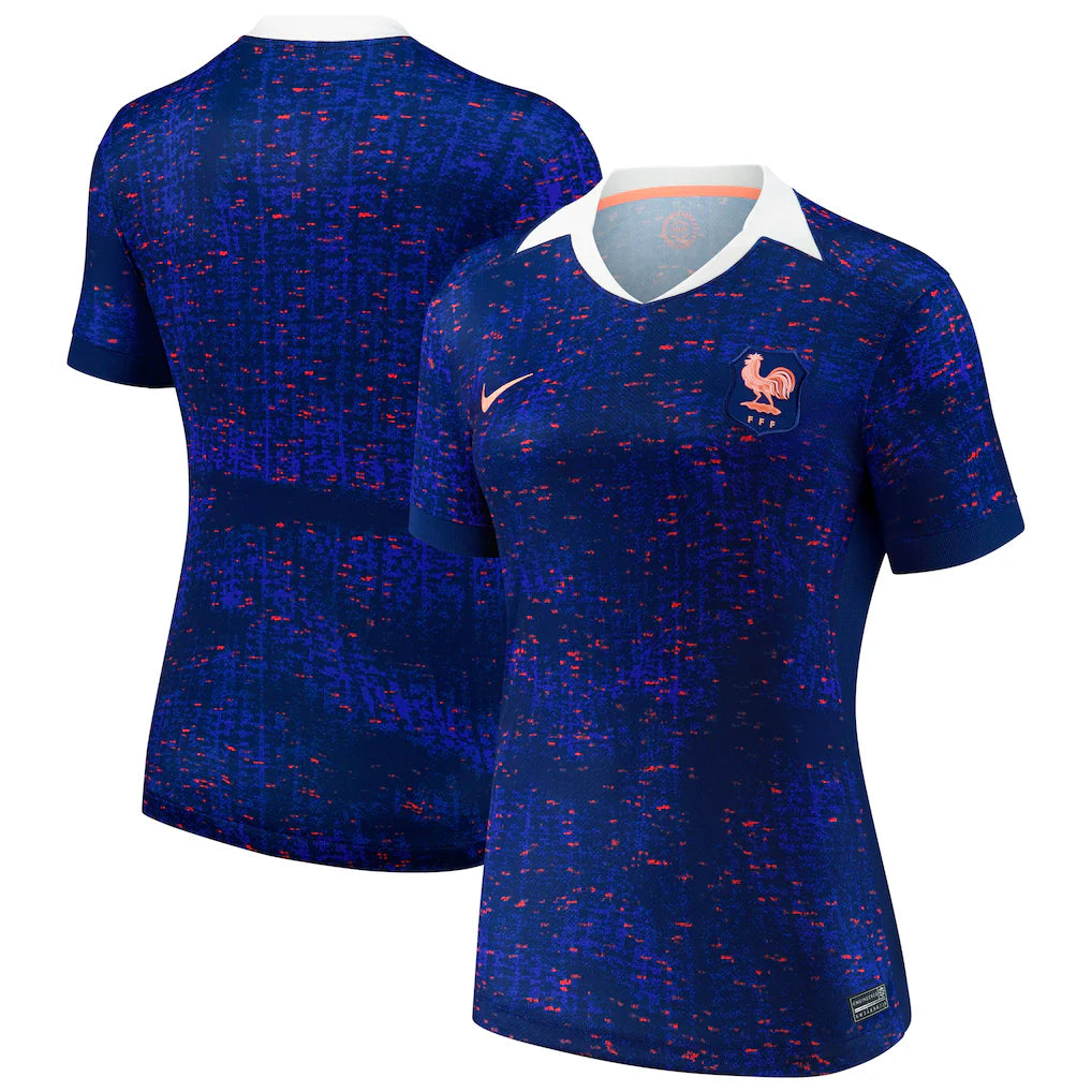 France Women's National Team  Women's 2025/26 Home Jersey - Blue