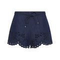 Zimmermann Mahon Broderie Denim Short Women
