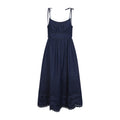 Zimmerman Mahon Broderie Denim Midi Dress Women