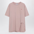 The Attico Pink T-Shirt With Back Print Women