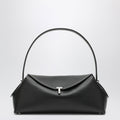 Toteme T-Lock Bag In Black Grained Leather Women