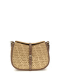 Etro Women Raffia Crochet Pony Shoulder Bag