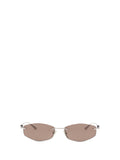 Balenciaga Men Geometric Oval Sunglasses