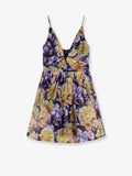 Zimmermann Women Luna Silk And Linen Blend Dress With All-Over Floral Print