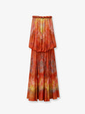 Zimmermann Women Luna Twist Bandeau Gown Silk Dress