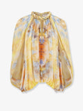 Zimmermann Women Alchemy Twist Billow Silk Top