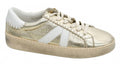Women's Friend Zone Sneakers In Gold Crinkle Metallic