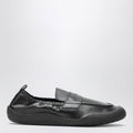 Prada Black Leather Speedrock Loafers Men
