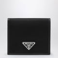 Prada Black Re-Nylon And Saffiano Wallet Men