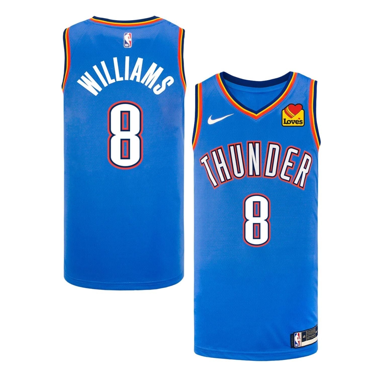 Jalen Williams Oklahoma City Thunder 8 Jersey
