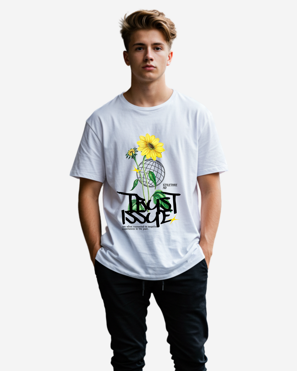 Trust Issue Men's Oversized T-Shirt