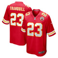 Kansas City Chiefs Drue Tranquill Red Game Player Jersey