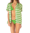 Meissa Cover-Up Shirt In Bright Green
