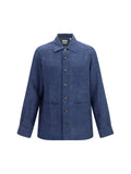 Brunello Cucinelli Men Easy Fit Linen Shirt