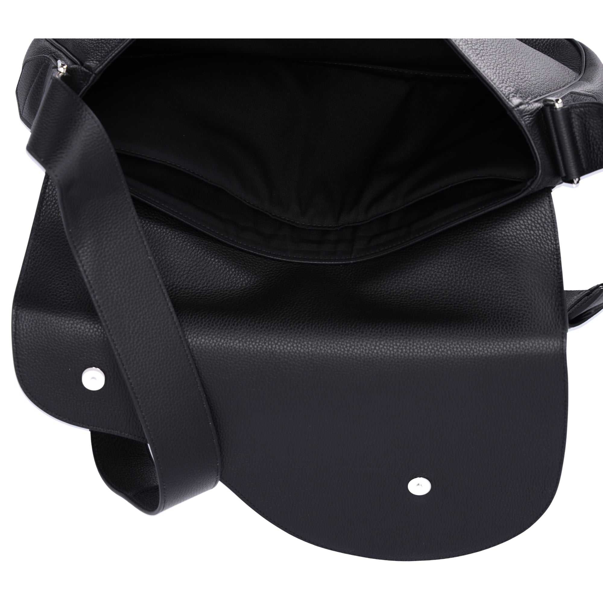 Christian Dior Saddle Messenger Bag Shoulder Bag 1ADME130YMJ Black Leather
