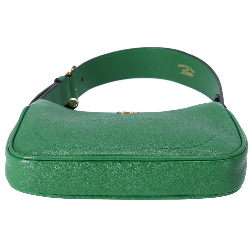 GUCCI GG Marmont Aphrodite Handbag 739076 Green Leather