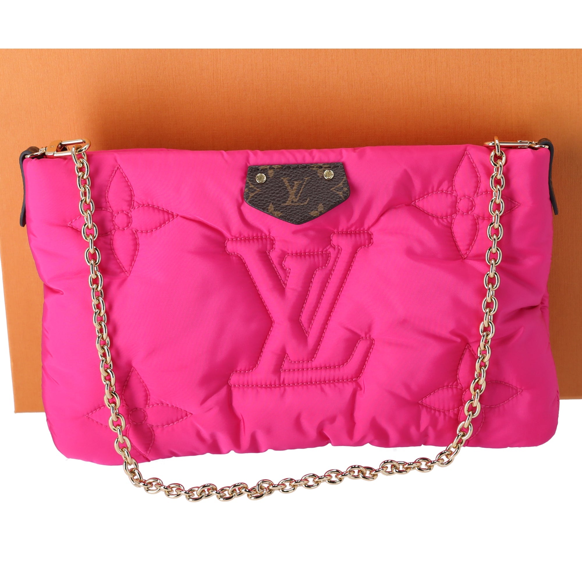 Louis Vuitton Giant Monogram Multi Maxi Pochette Accessoires Pillow Black Pink