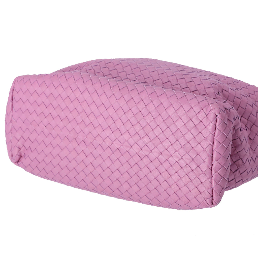 BOTTEGA VENETA Medium Garda Bag Handbag Pink Leather