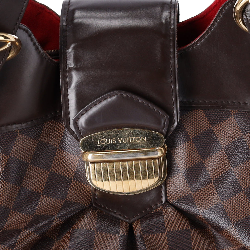Louis Vuitton Sistina GM Damier Ebene Shoulder Bag N41540 Canvas