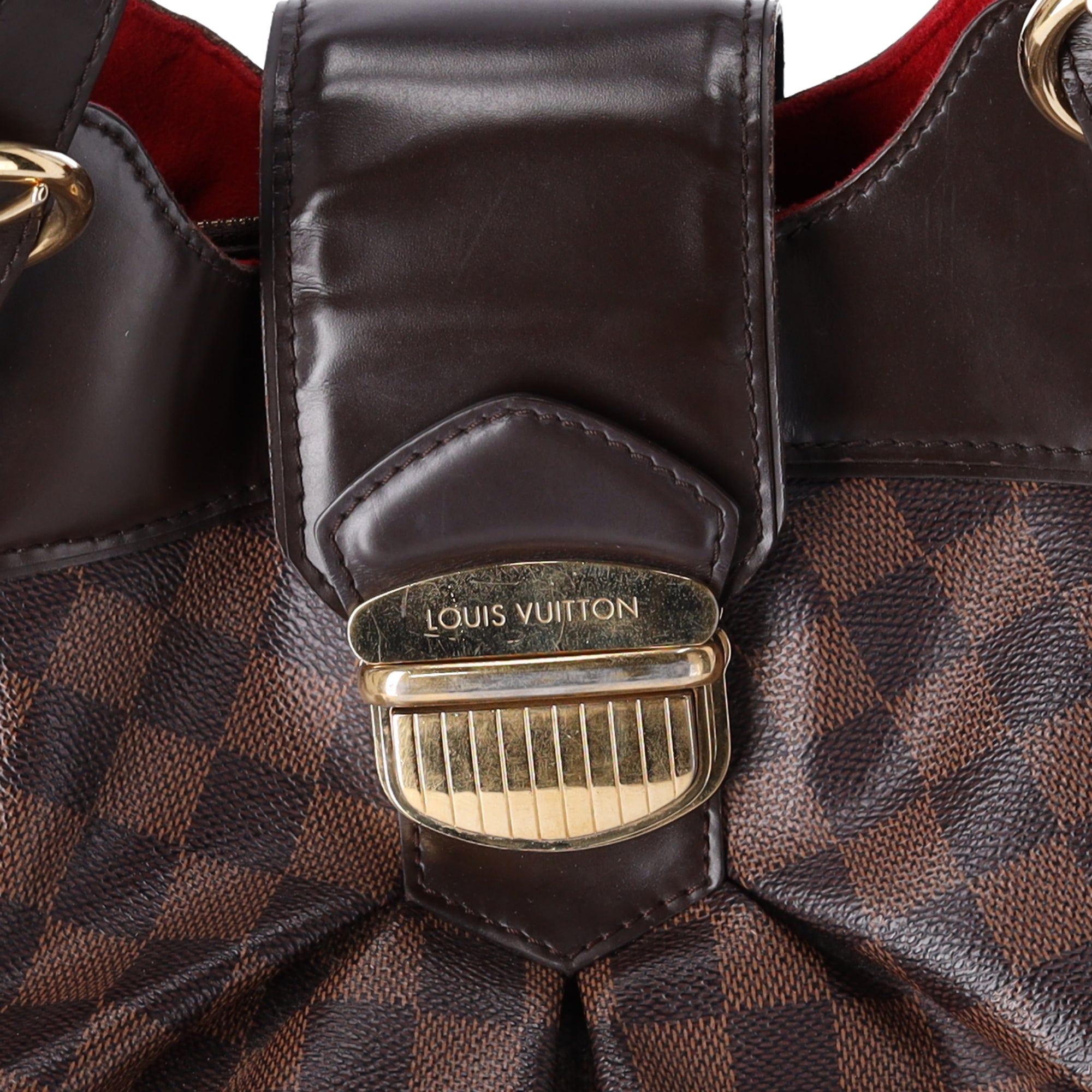 Louis Vuitton Sistina GM Damier Ebene Shoulder Bag N41540 Canvas