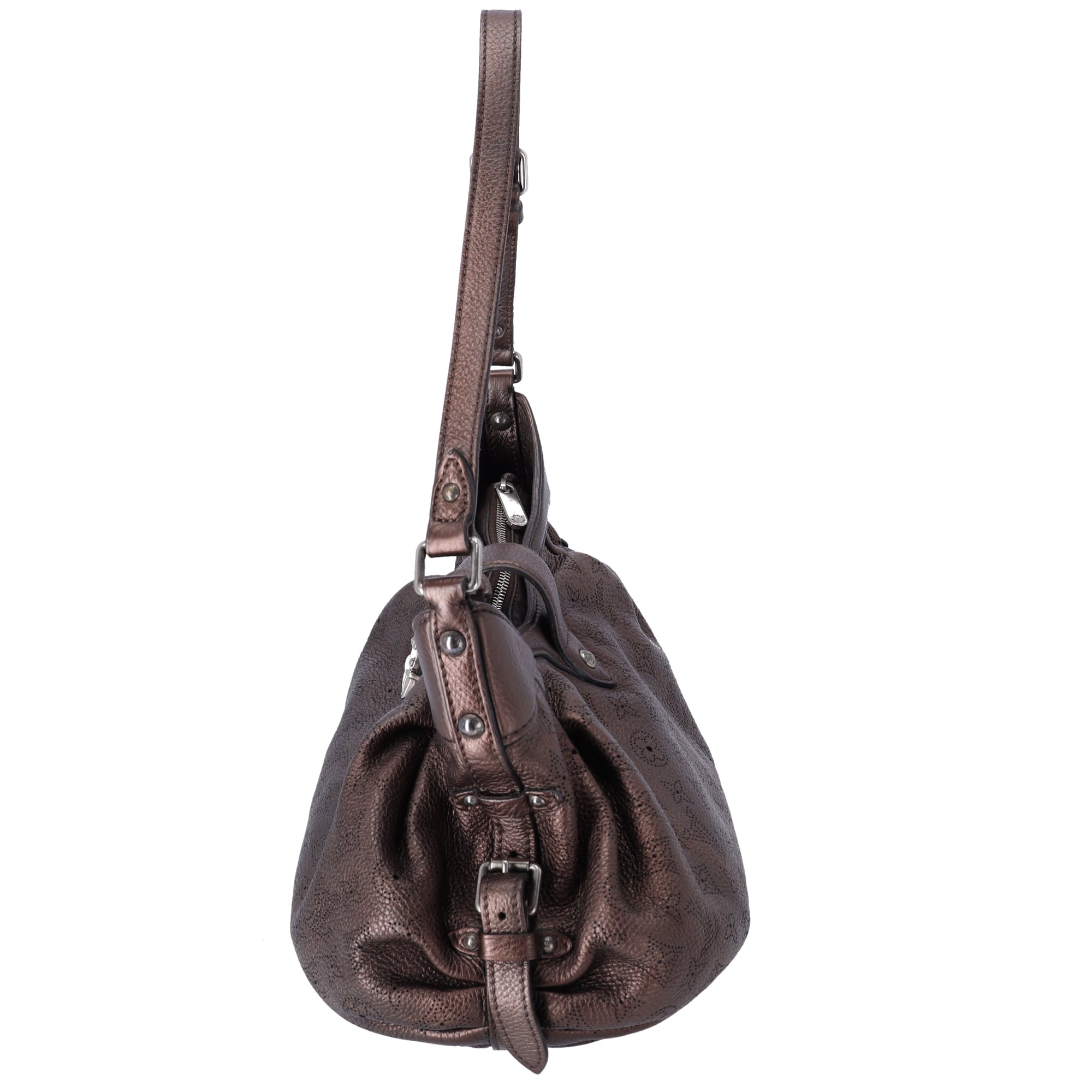 Louis Vuitton XS Mahina Shoulder Bag M95769 Mordore Bronze Leather
