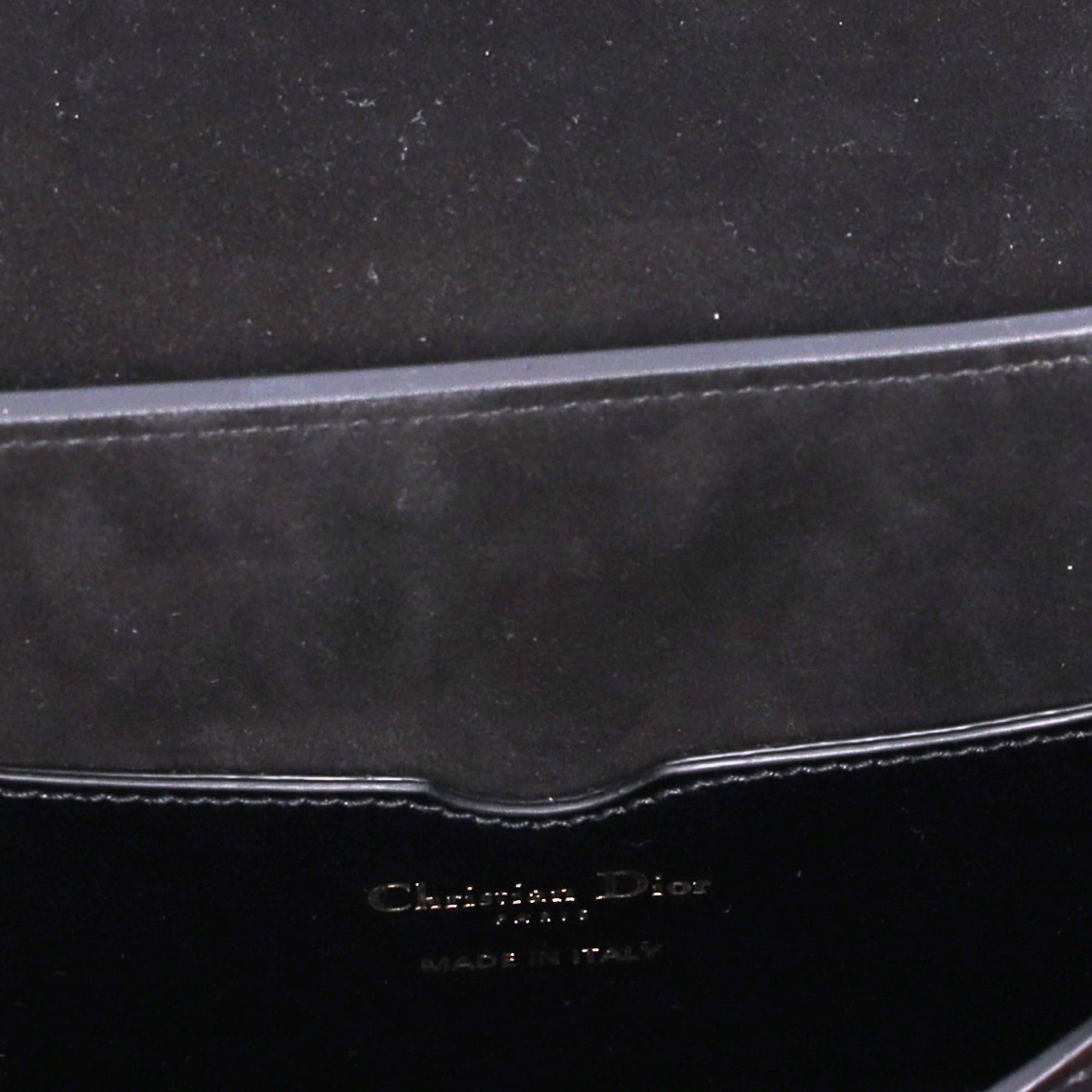 Christian Dior Bobby Medium Shoulder Bag M9319UMOL_M900 Black Box Leather