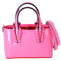 Christian Louboutin Cabata EW Nano Handbag 3225245 Pink Patent Leather