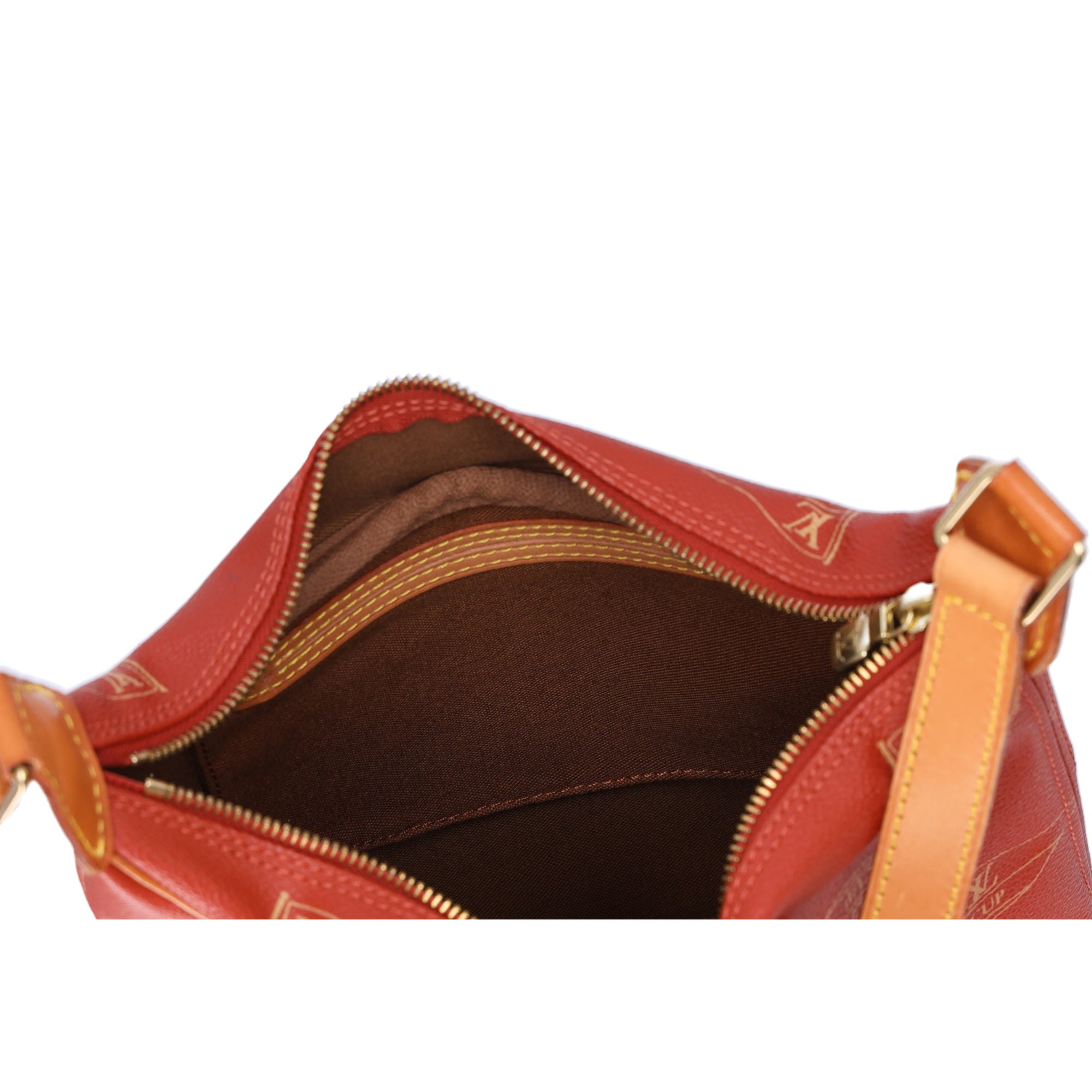 Louis Vuitton Le Touque Americas Cup Shoulder Bag M80027 Red PVC