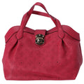 Louis Vuitton Cirrus PM Handbag M93817 Pink Grenat Mahina Monogram Leather