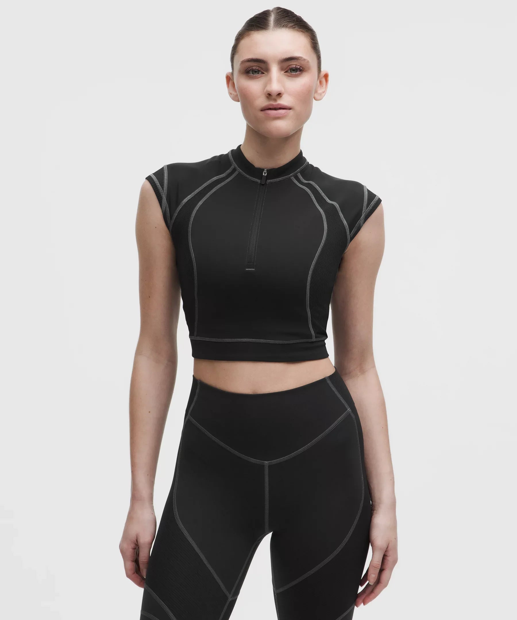 Everlux Panelled Short-Sleeve Shirt