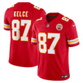 Kansas City Chiefs Travis Kelce Red Vapor F.U.S.E. Limited Jersey