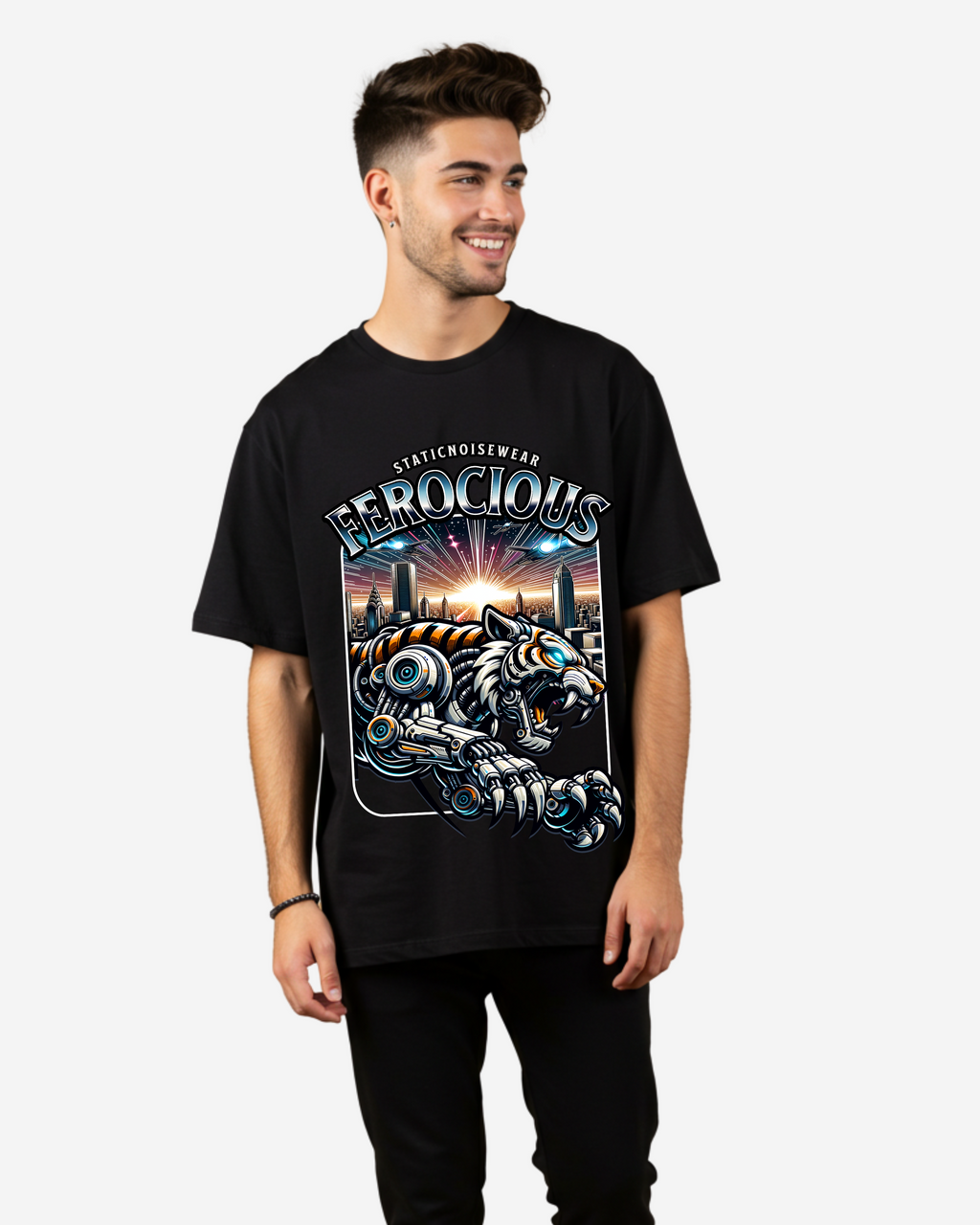 FEROCIOUS Men's Oversized T-Shirt
