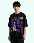Cyborg anime man Oversized T-Shirts