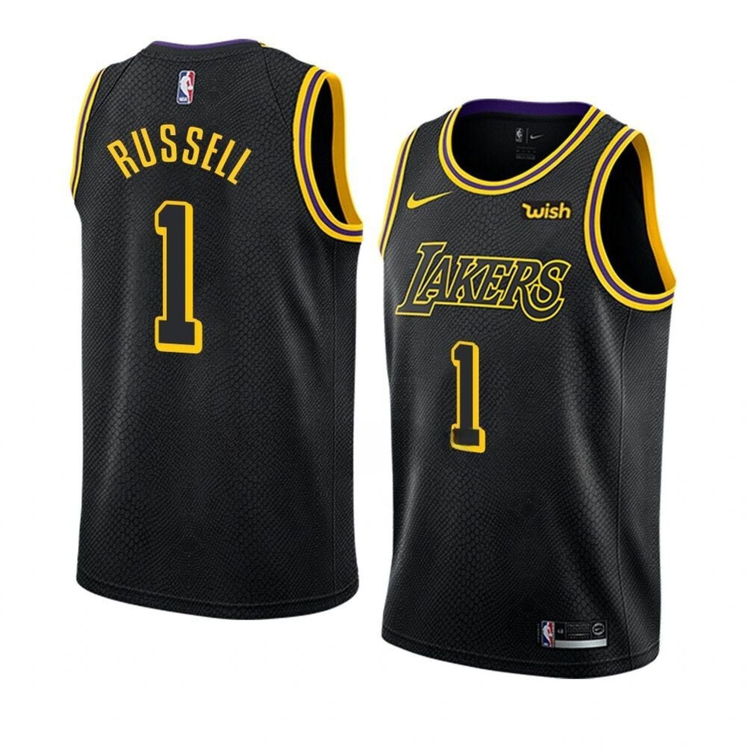 D'angelo Russell Los Angeles Lakers 1 Jersey