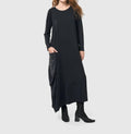 Midnight Maxi Dress In Black