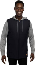 Scavenger Hoodie In Black Heather Grey