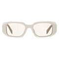 Prada Light Brown Rectangular Ladies Sunglasses PR 17WSF 21D5J2 51