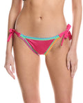 PQ Swim x Solange Ferrarini Crochet Trim Full Bikini Bottom