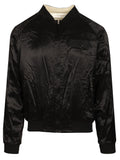 Diesel Men Reversible Satin Bomber Jacket