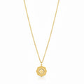 Women's Bee Medallion Necklace In Gold