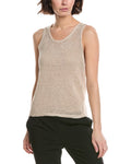 Vince Beachy Linen Tank