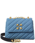 Off-White Jackhammer Denim & Leather Wallet On Chain