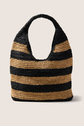 Women's Raffia Shopper Tote Bag