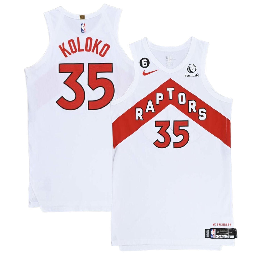 Christian Koloko Toronto Raptors 35 Jersey